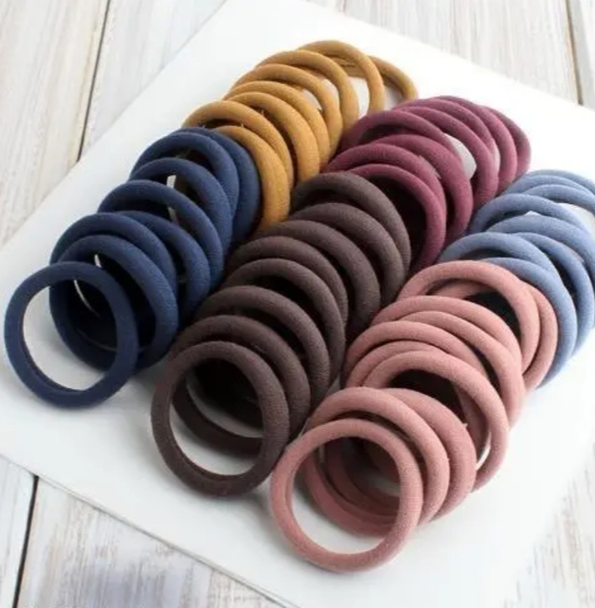 30 Pack Colorful - Rubber Band for Women, Elastic Hair Band for Women, Ponytail Hair Band, Premium Hair Band for Girls - Hair Tie, Rubber Bands for Girls Hair Ties for Women - Stretchable Multicolor c